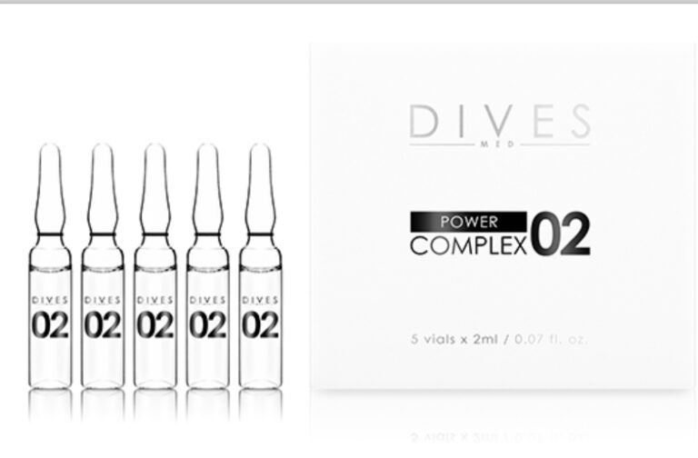 DIVES Med POWER Complex 02  REJUVENATING AMPOULES WITH PEPTIDE COMPLEX AND HYALURONIC ACID