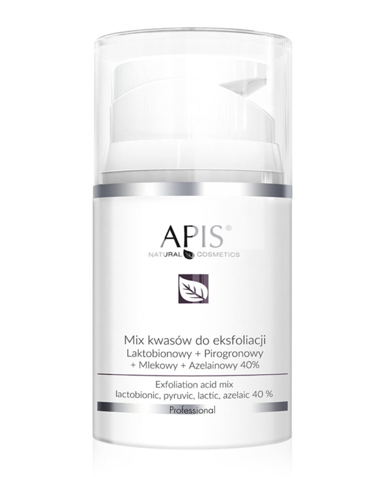 APIS Professional 40% Exfoliating Acids Mix Lactobionic Pyruvic Lactic Azelaic pH 1,4 50ml