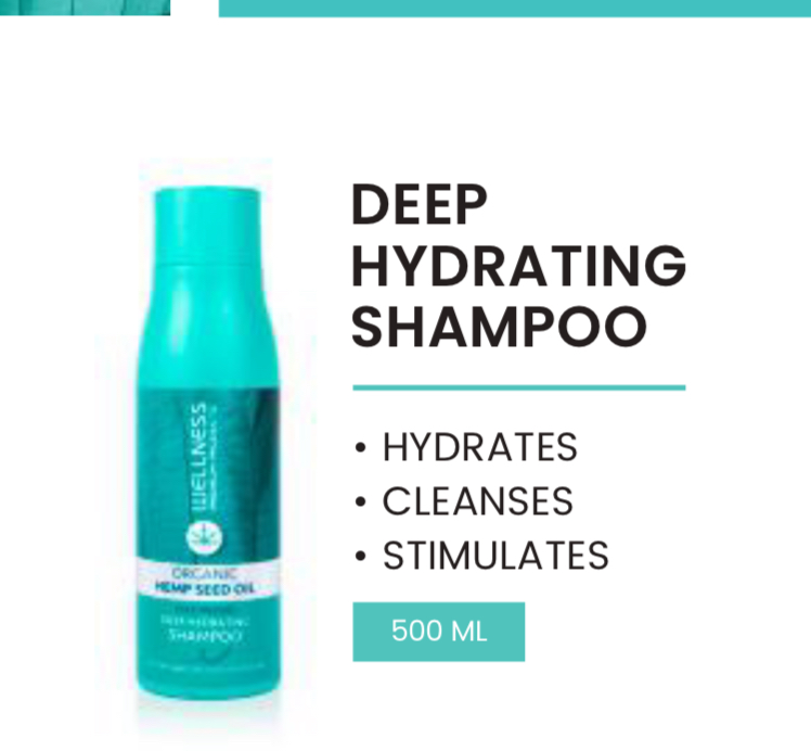 WELLNESS PREMIUM PRODUCTS Deep hydrating shampoo 500ml
