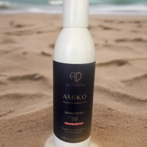 SPF 50 AMIKO Sunscreen SPF50 200 ml salon size