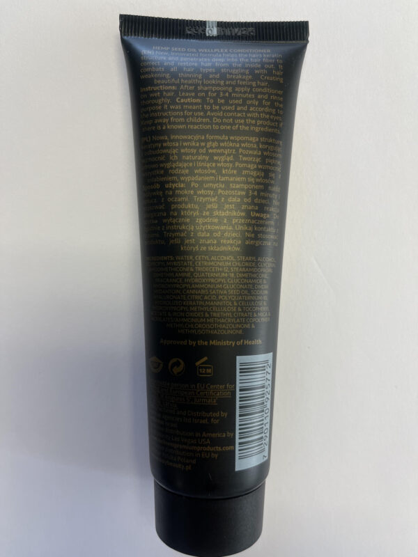 WELLNESS HEMP SEED OIL  Conditioner for all hair types   90ml - Image 2