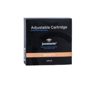 Juvasonic® adjustable SMOOTH cartridges (box of 10 pcs ) sterile, single-use glass cartridges
